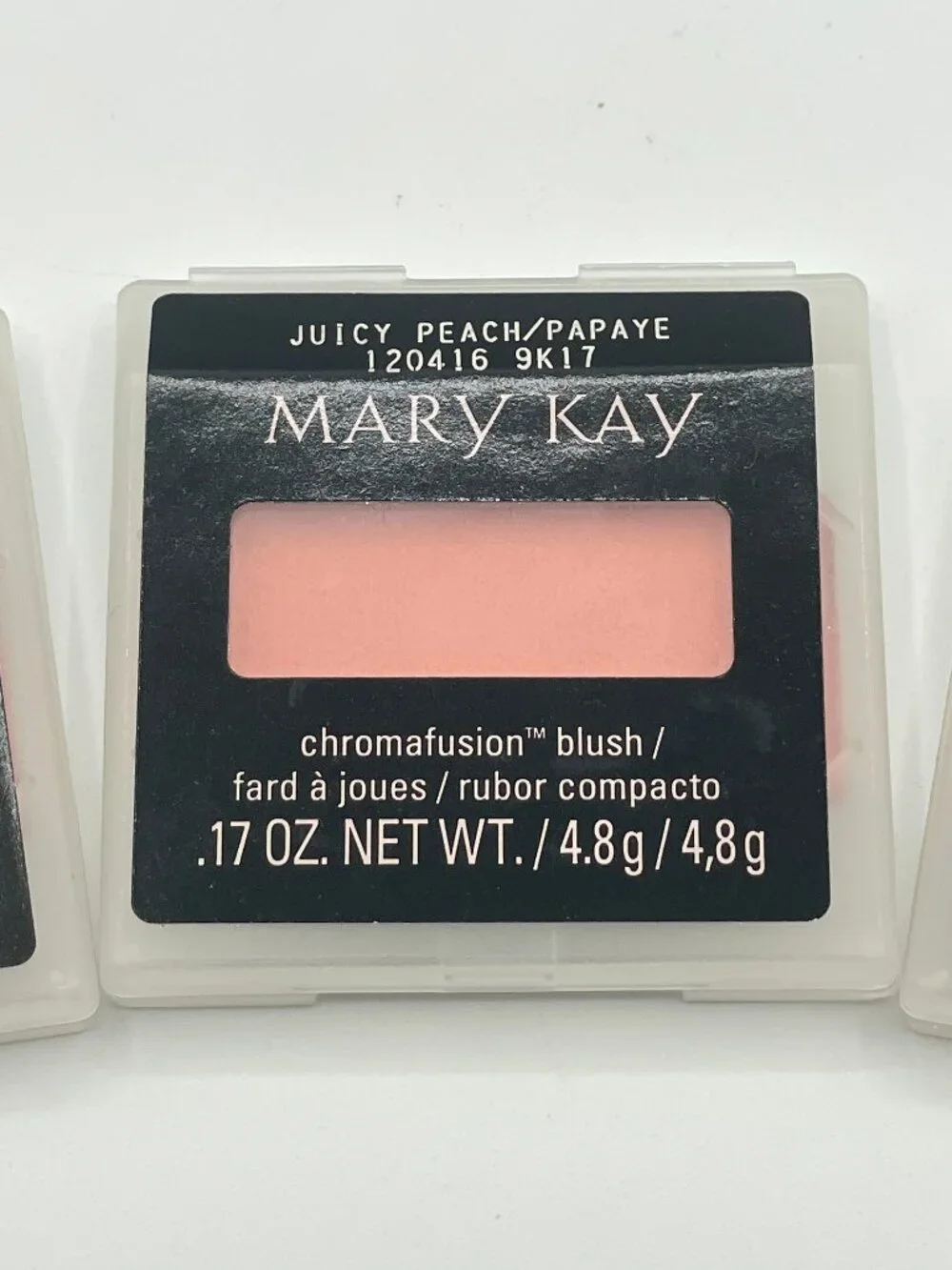 New - Lot Of 3 Mary Kay Chromafusion Blush Juicy Peach Full Size 120416